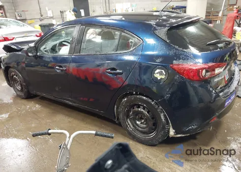 2016 Mazda Mazda3 I Sport из США, поврежденный, VIN JM1BM1J79G1324504